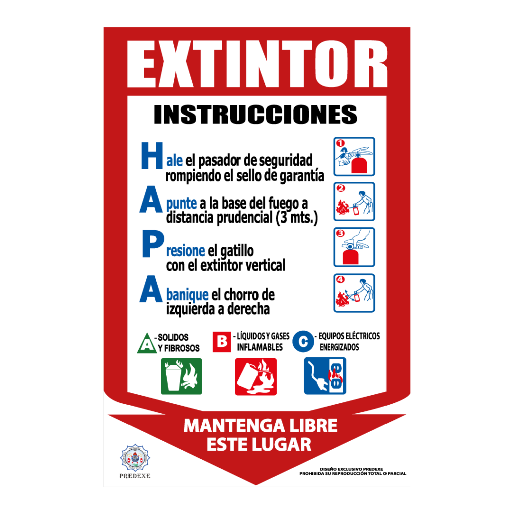 Lista Foto Instrucciones De Uso De Un Extintor Alta Definici N